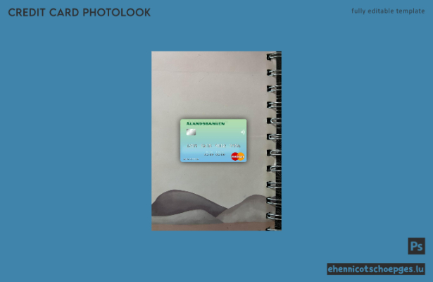 Finnische Bank von Åland Mastercard Photolook Beispielvorschau